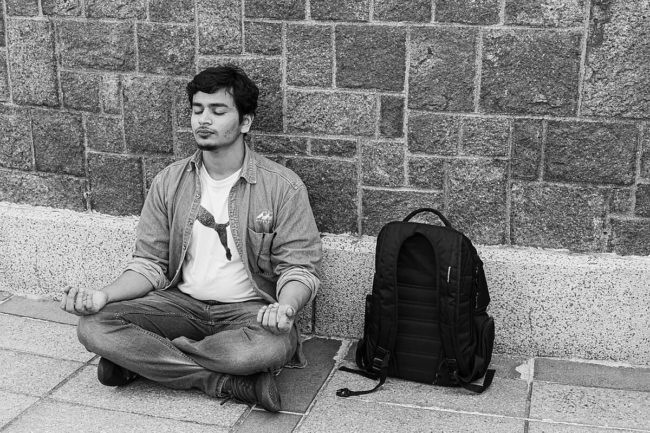 Méditation à Hong-Kong